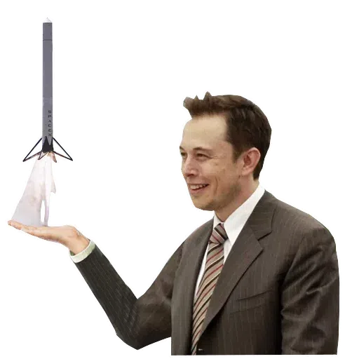Elon musk 2 - Sticker