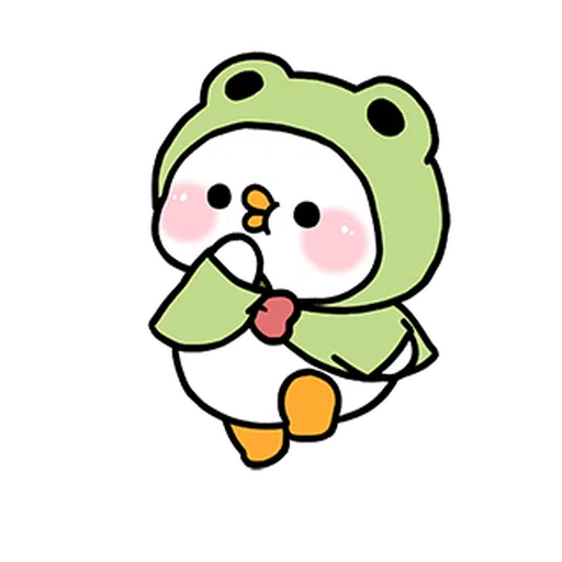 cute and lively ducks 2- Sticker