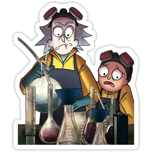 Rick & Morty- Sticker