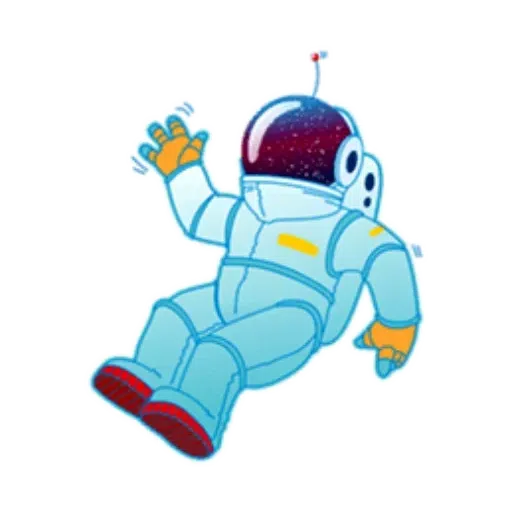 Astronauta Kocm- Sticker