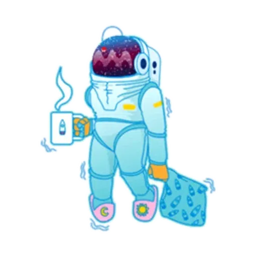 Astronauta Kocm - Sticker 6