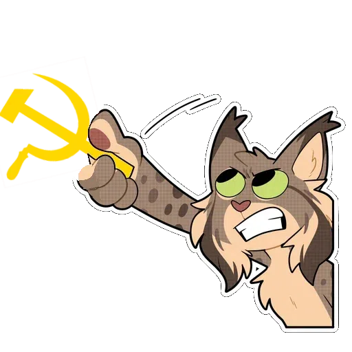 communist lynx - Sticker 6