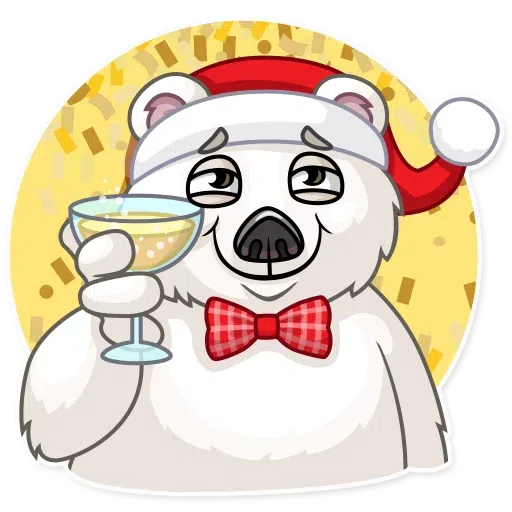 Ted The Frosty Bear - Sticker 8