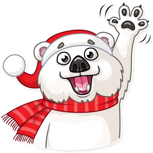Ted The Frosty Bear - Sticker 5
