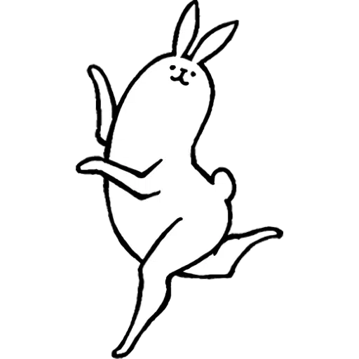 Rabbit with beautiful legs - Sticker 2
