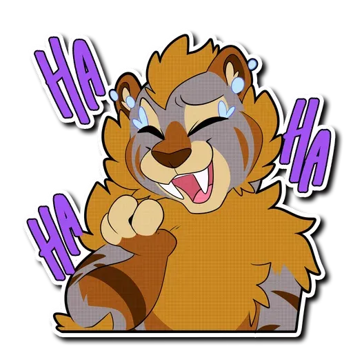 Sabertooth furry - Sticker 5