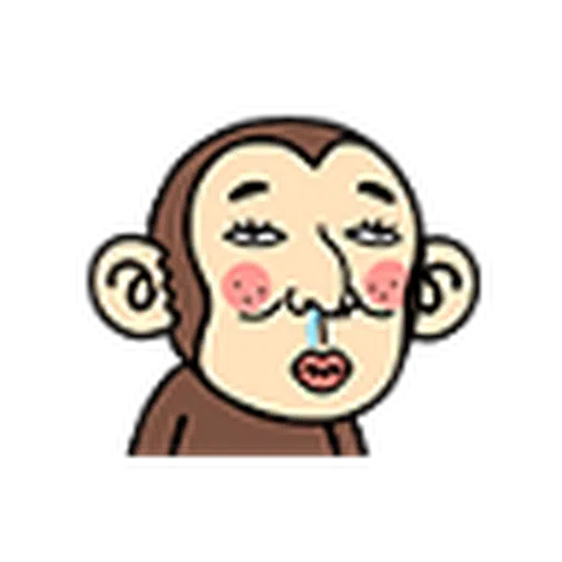 瘋狂的猴子  - Sticker 1