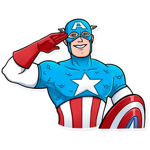 Capitán América - Sticker 5