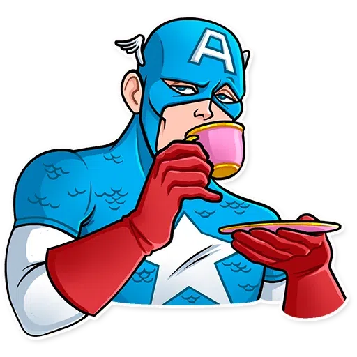 Capitán América - Sticker