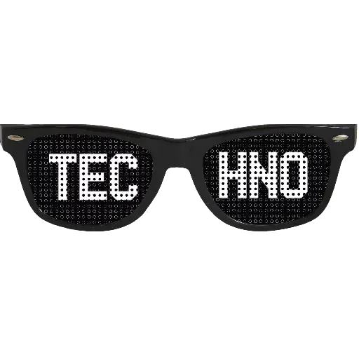 Techno Masks- Sticker