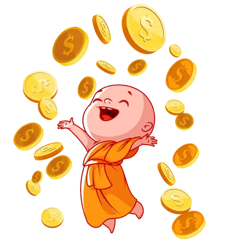 buddha invest - Sticker 5