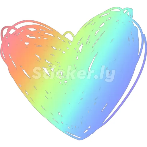 bleu hearts - Sticker 3