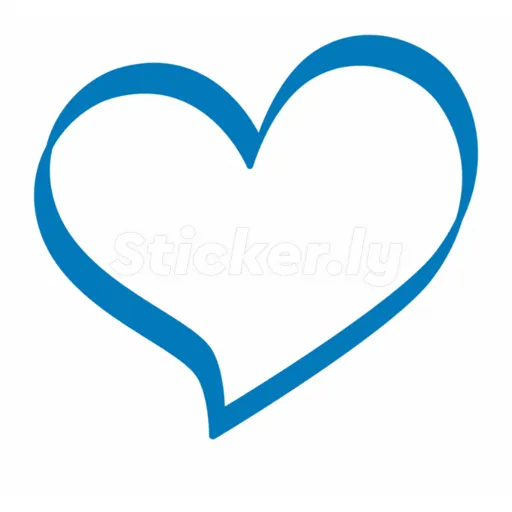 bleu hearts - Sticker 8
