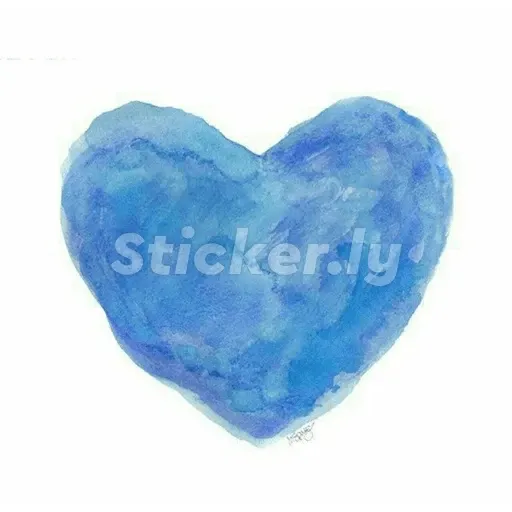 bleu hearts - Sticker 6